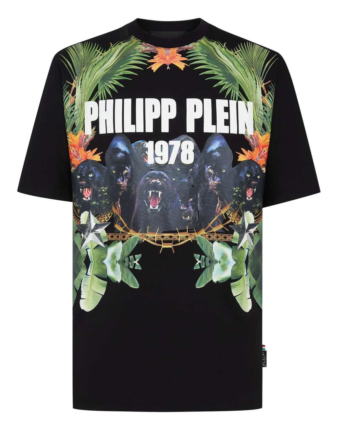 T-shirt Round Neck SS Paradise Panther Edition, цвет: Черный