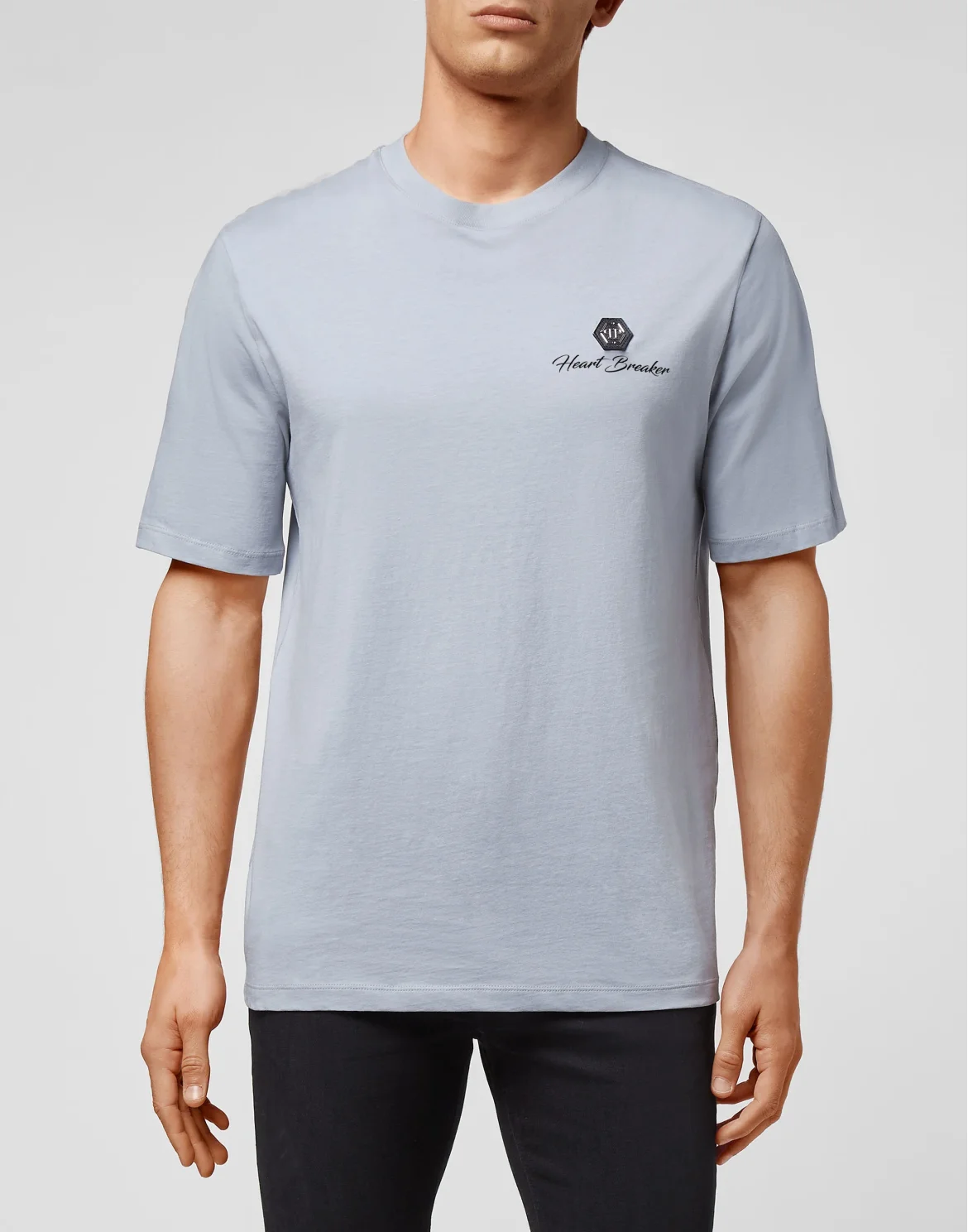T-shirt Round Neck SS Heart Breaker, цвет: Голубой