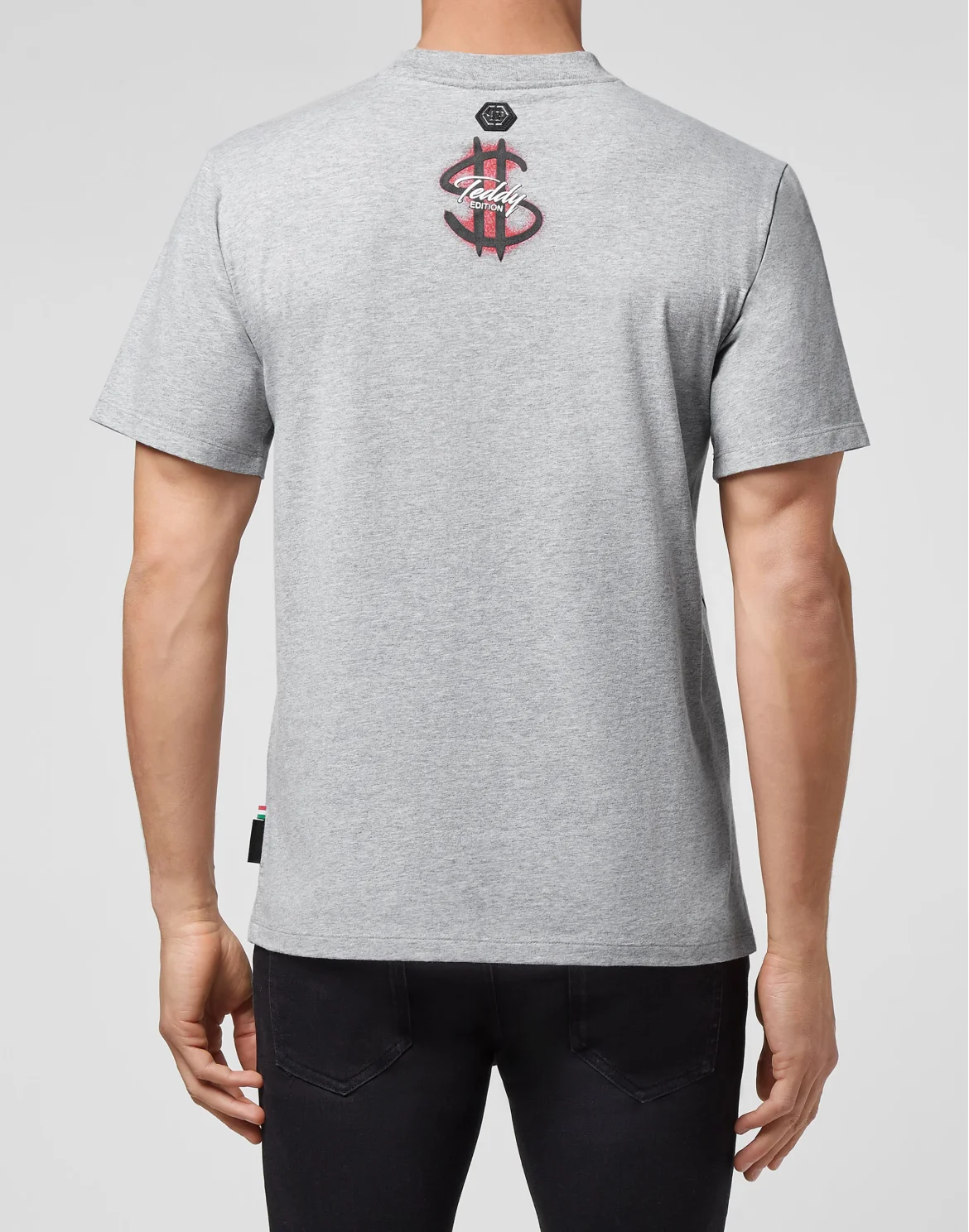 T-shirt Round Neck SS Teddy Bear, цвет: Серый