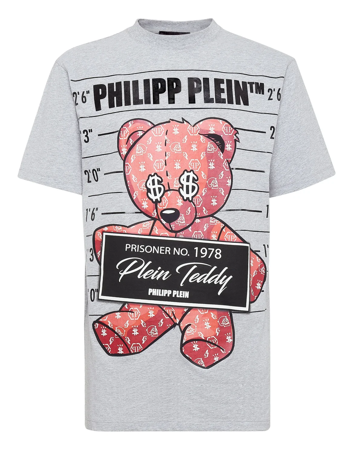 T-shirt Round Neck SS Teddy Bear, цвет: Серый