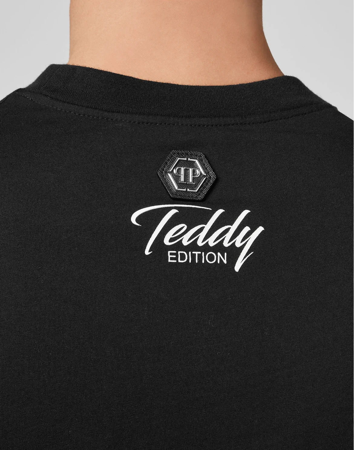 T-shirt Round Neck SS Teddy Bear, цвет: Черный