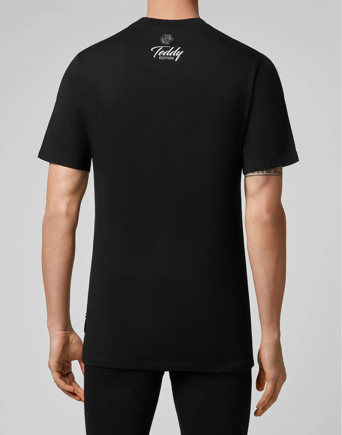 T-shirt Round Neck SS Teddy Bear, цвет: Черный
