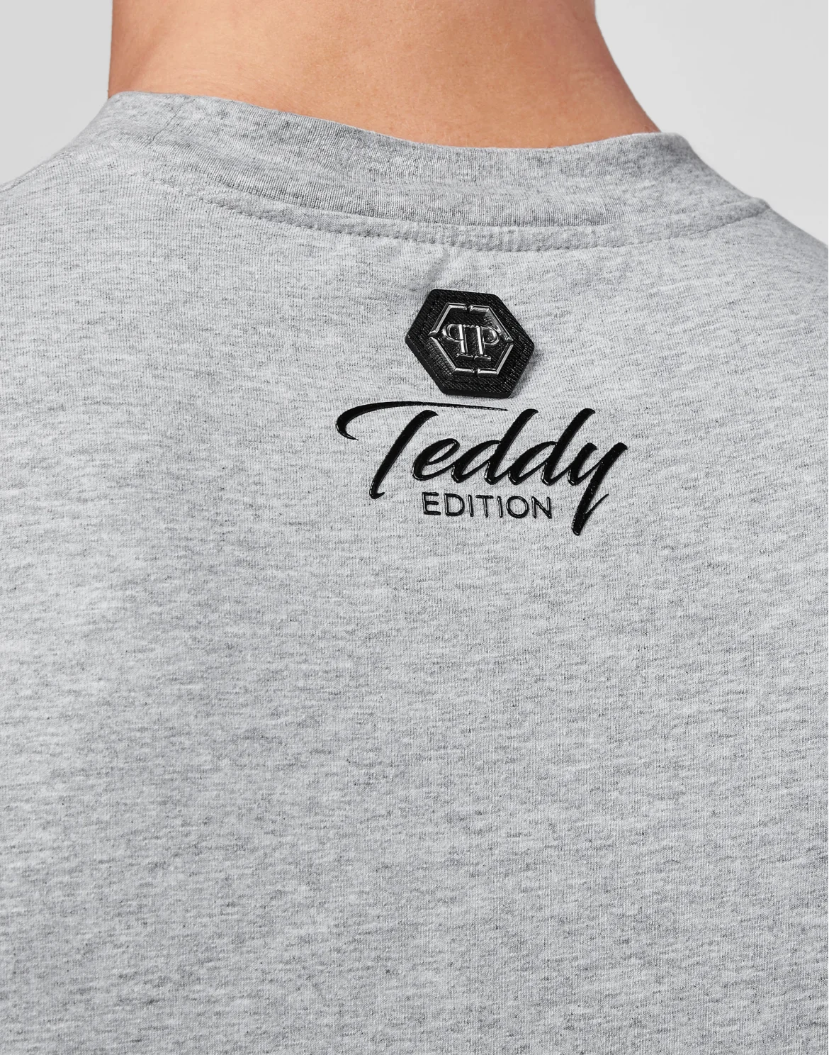 T-shirt Round Neck SS Teddy Bear, цвет: Серый