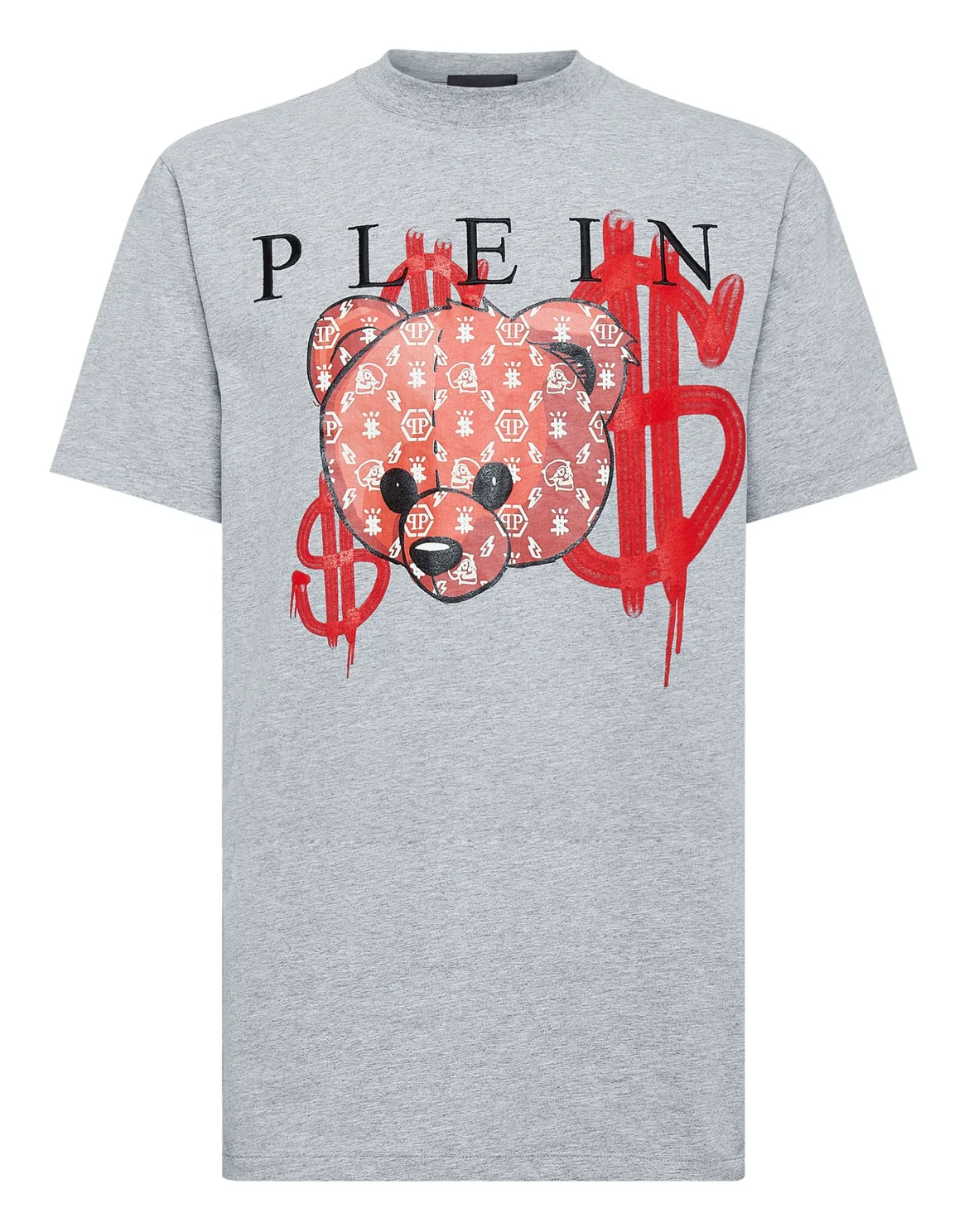 T-shirt Round Neck SS Teddy Bear, цвет: Серый