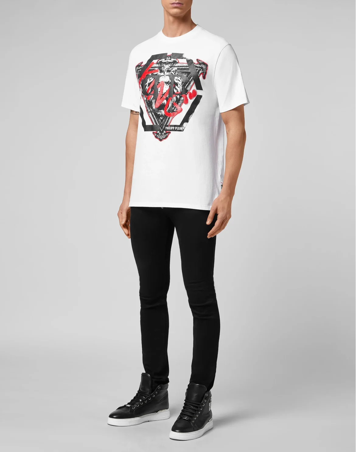 T-shirt Round Neck SS Hexagon, цвет: Белый