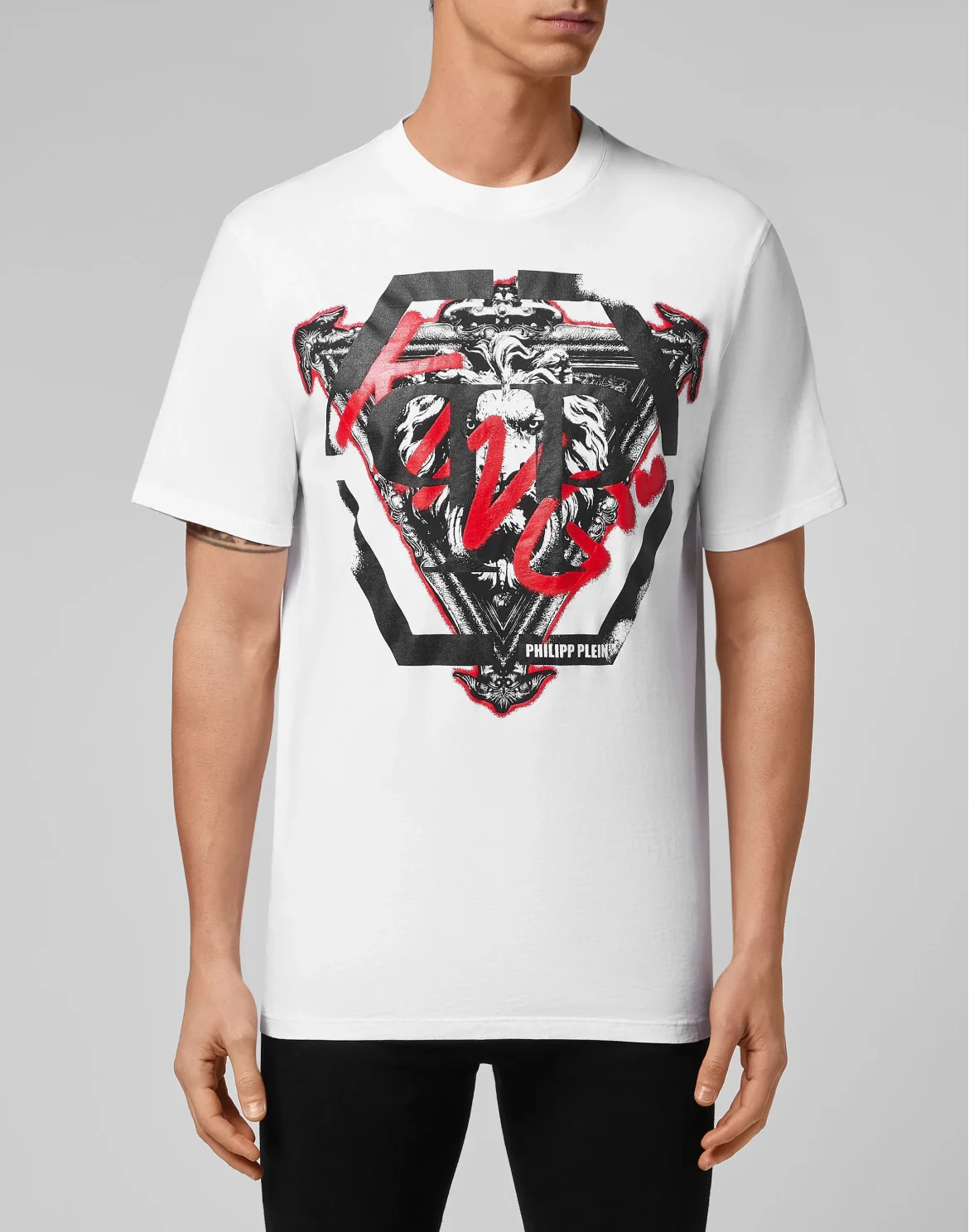 T-shirt Round Neck SS Hexagon, цвет: Белый