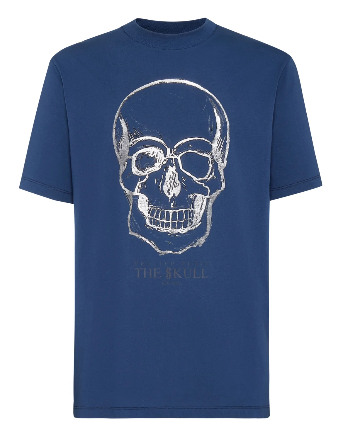 T-shirt Round Neck SS Skull, цвет: Синий