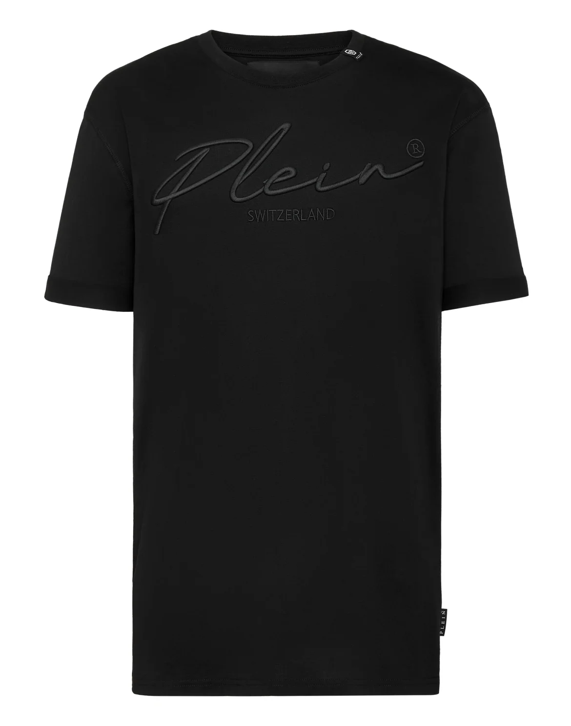 T-shirt Round Neck SS Signature, цвет: Черный