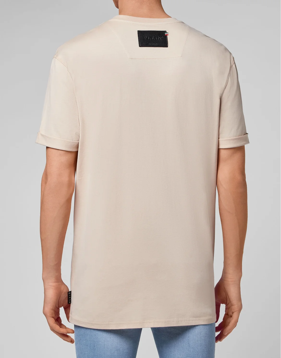 T-shirt Round Neck SS Signature, цвет: Бежевый