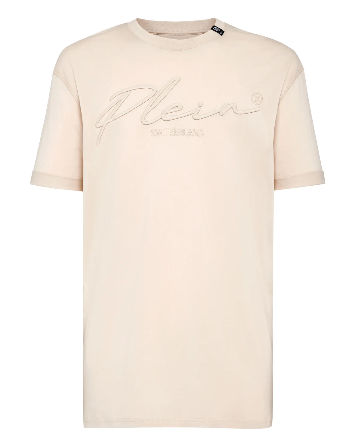 T-shirt Round Neck SS Signature, цвет: Бежевый