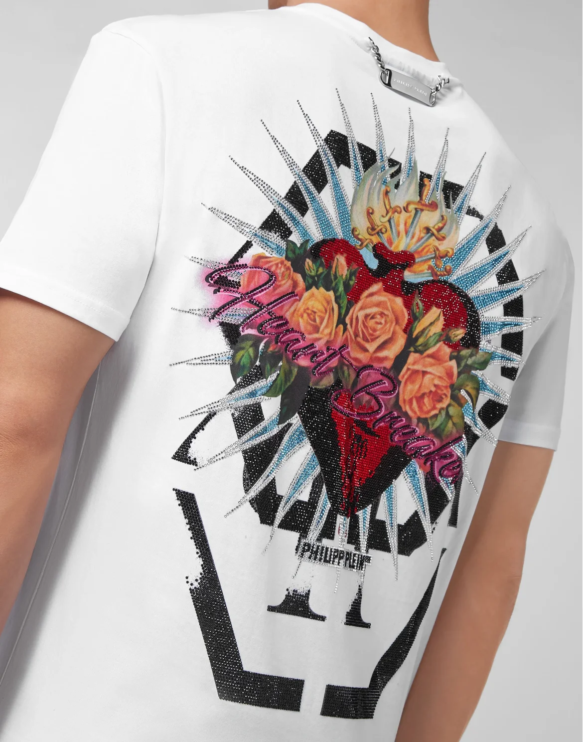 T-shirt Round Neck SS Heart Breaker, цвет: Белый