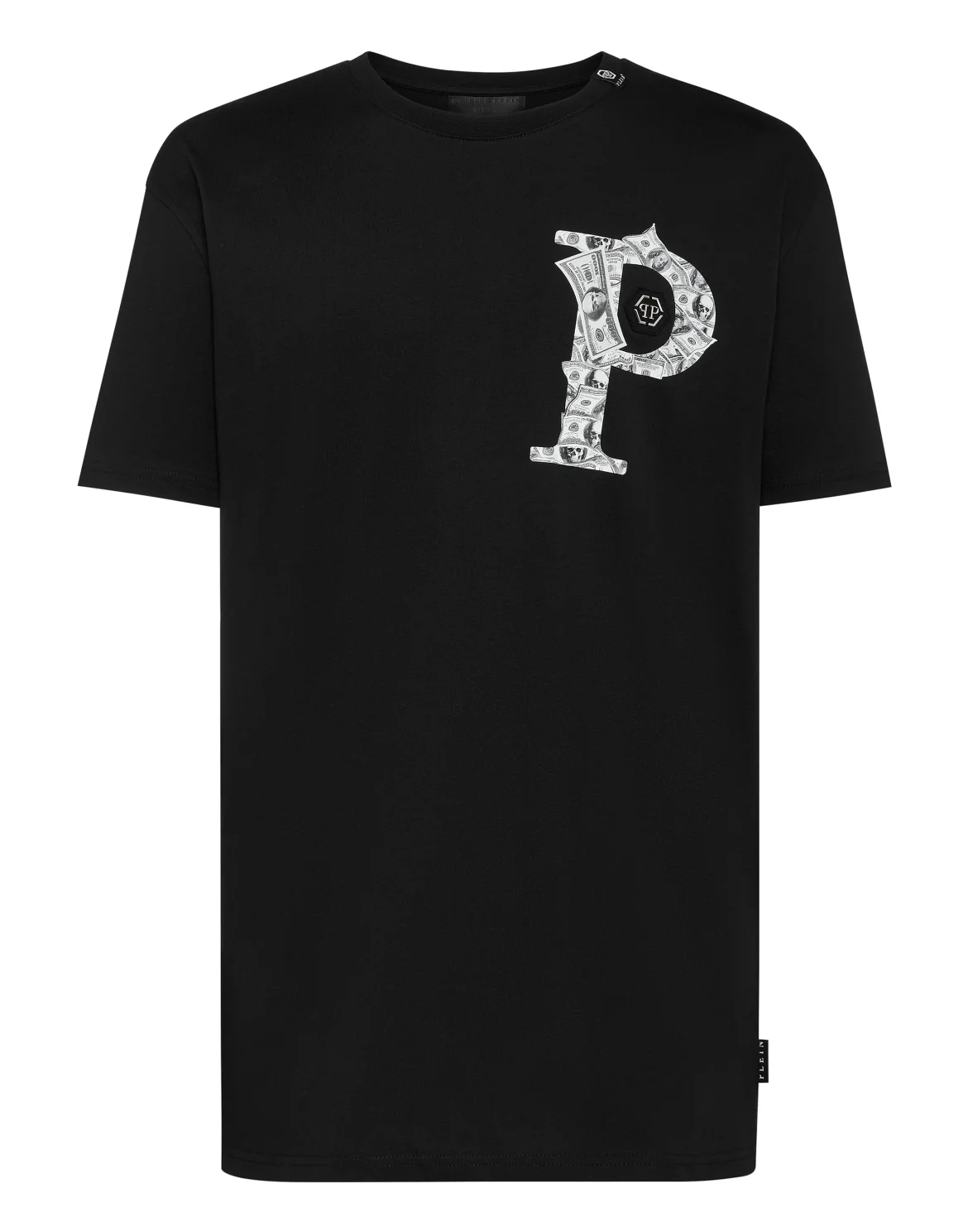 T-shirt Round Neck SS Money, цвет: Черный