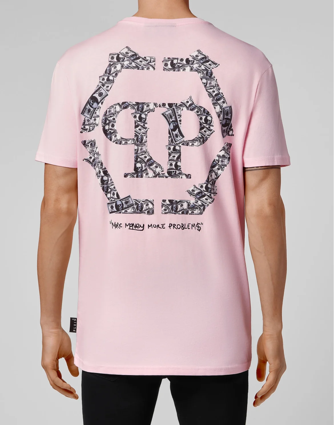 T-shirt Round Neck SS Money, цвет: Розовый