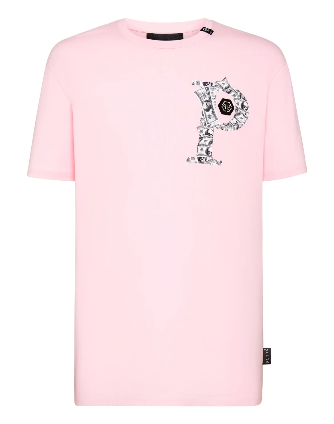 T-shirt Round Neck SS Money, цвет: Розовый