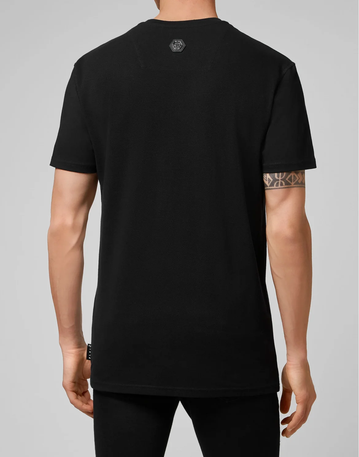 T-shirt Round Neck SS Patch Money, цвет: Черный