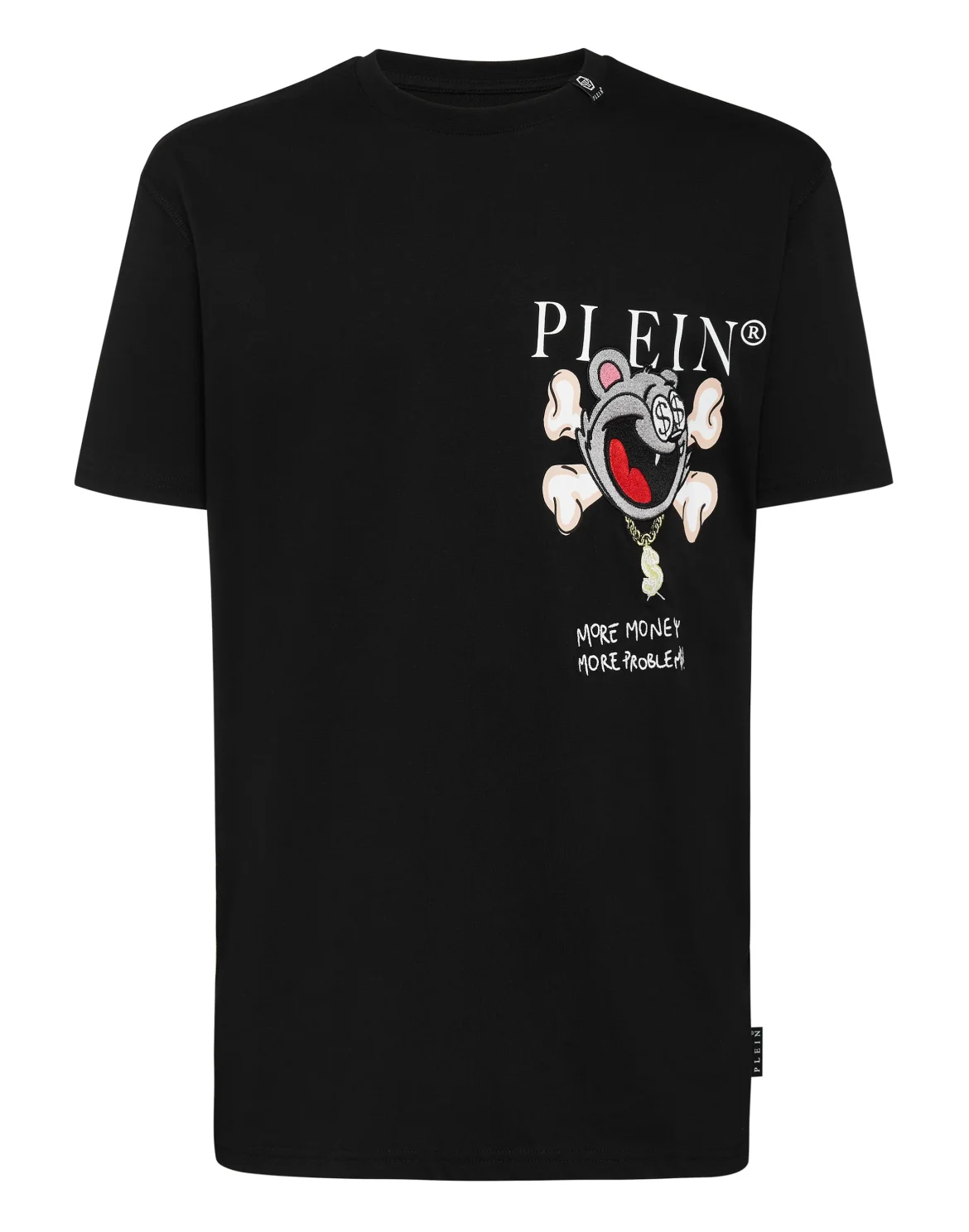 T-shirt Round Neck SS Patch Money, цвет: Черный