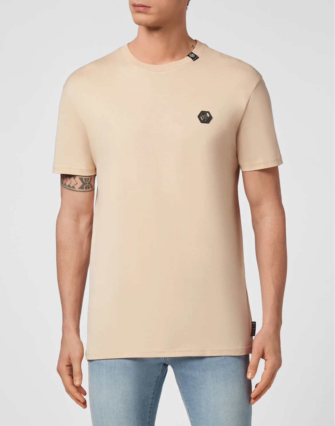 T-shirt Round Neck SS PP1978, цвет: Бежевый