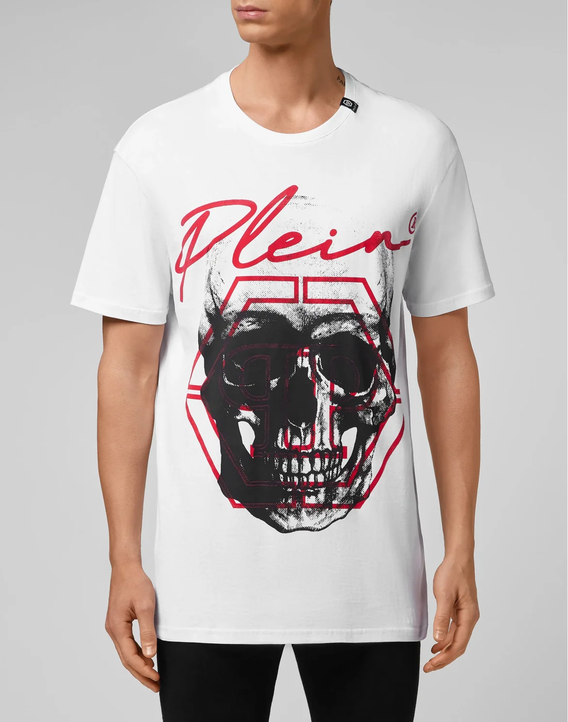 T-shirt Round Neck SS Skull, цвет: Белый