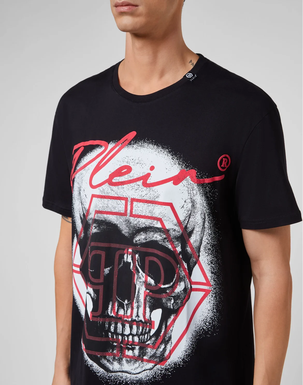 T-shirt Round Neck SS Skull, цвет: Черный
