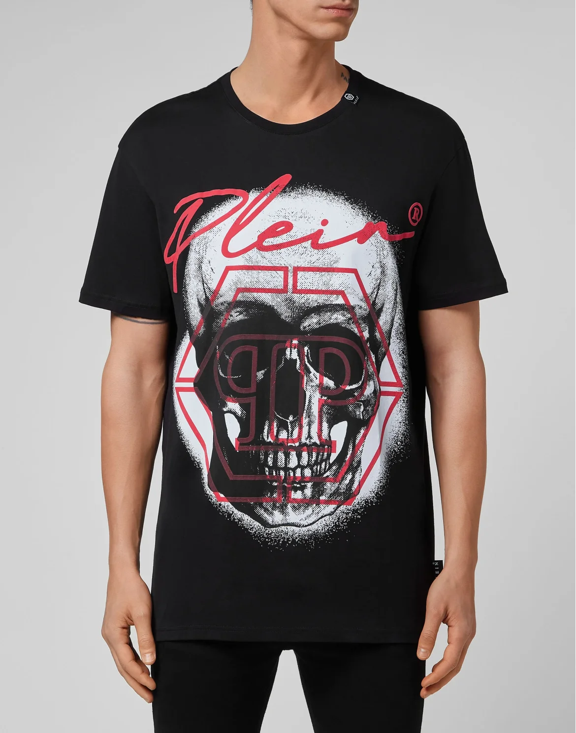T-shirt Round Neck SS Skull, цвет: Черный
