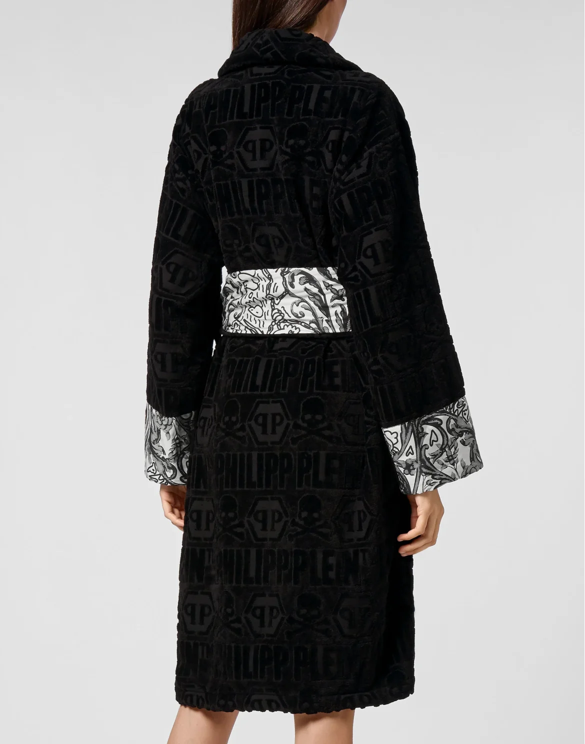 Bathrobe New Baroque, цвет: Черный
