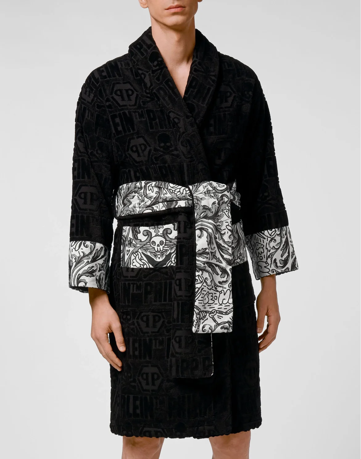Bathrobe New Baroque, цвет: Черный