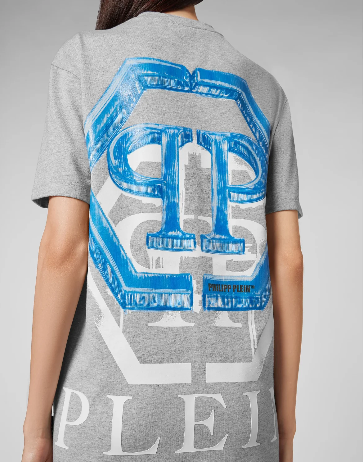 T-shirt Round Neck SS Hexagon, цвет: Серый
