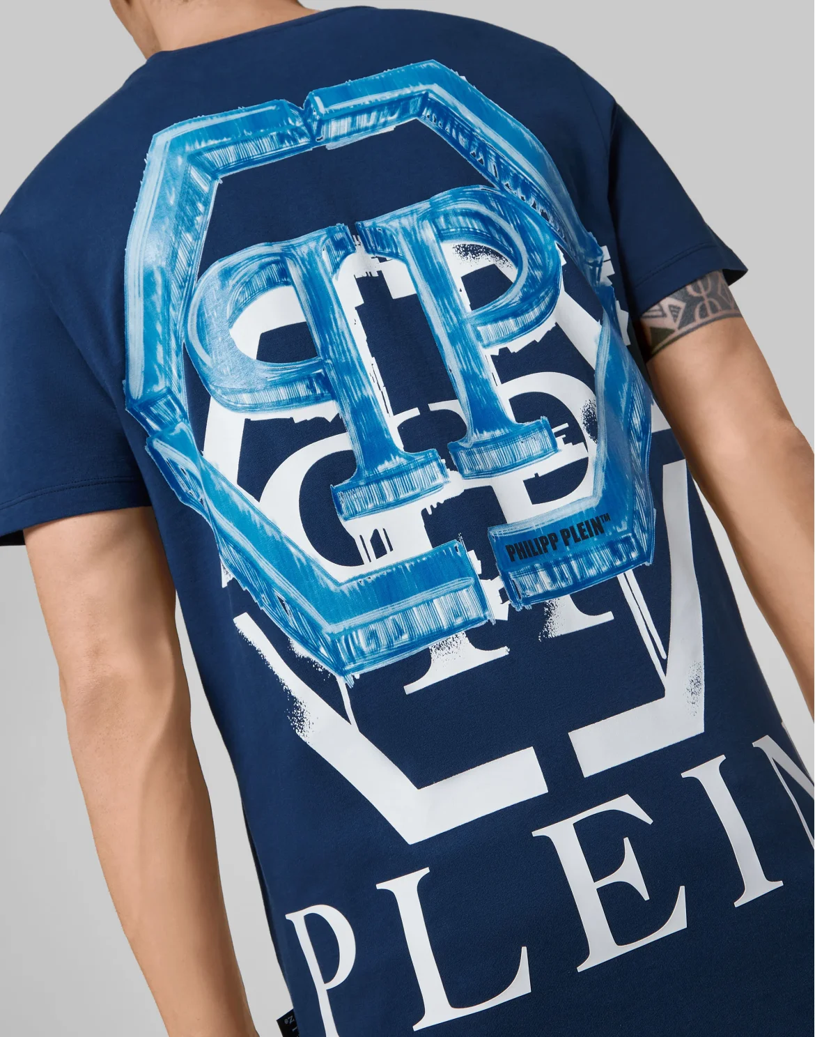 T-shirt Round Neck SS Hexagon, цвет: Синий