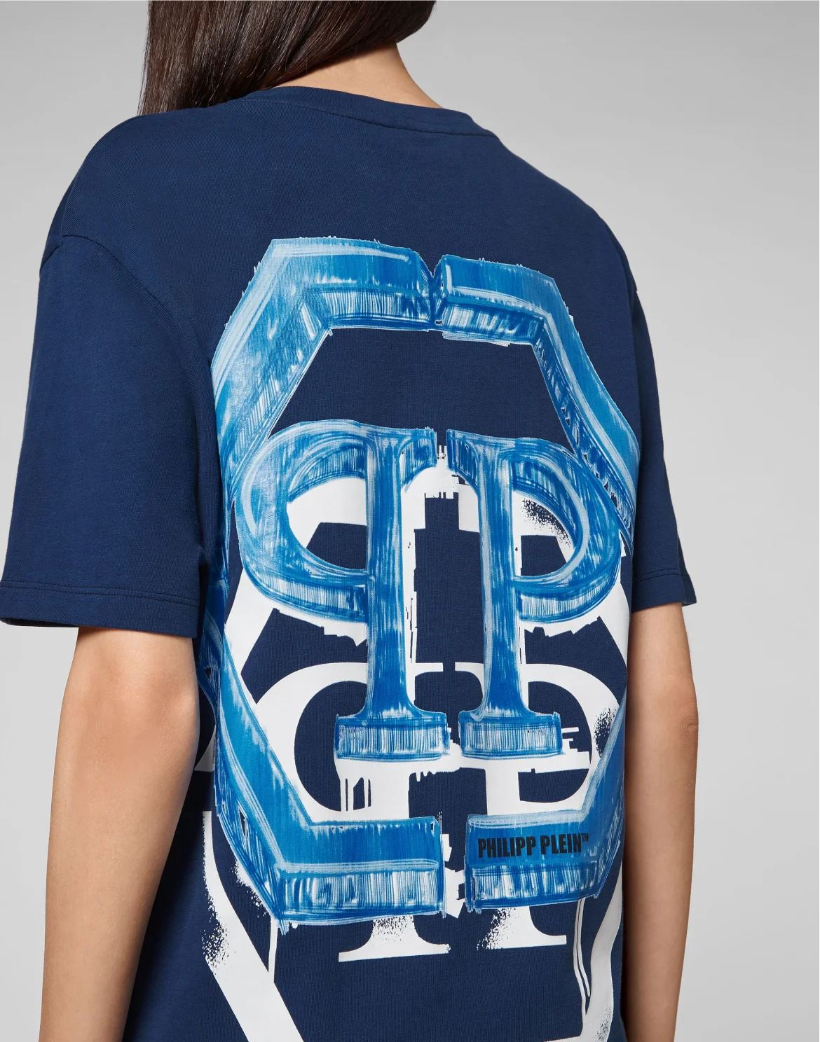 T-shirt Round Neck SS Hexagon, цвет: Синий