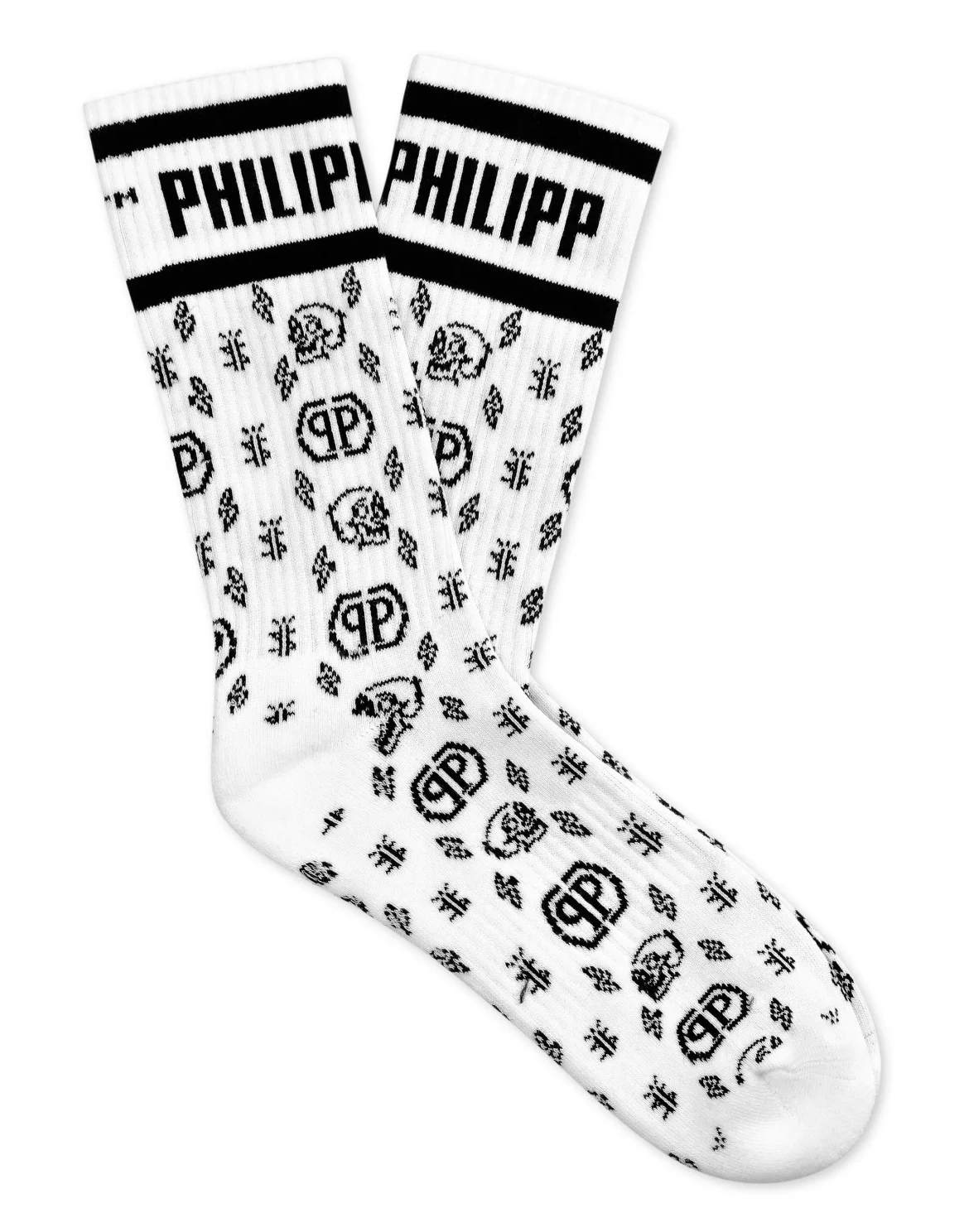 Socks macro Monogram, цвет: Белый