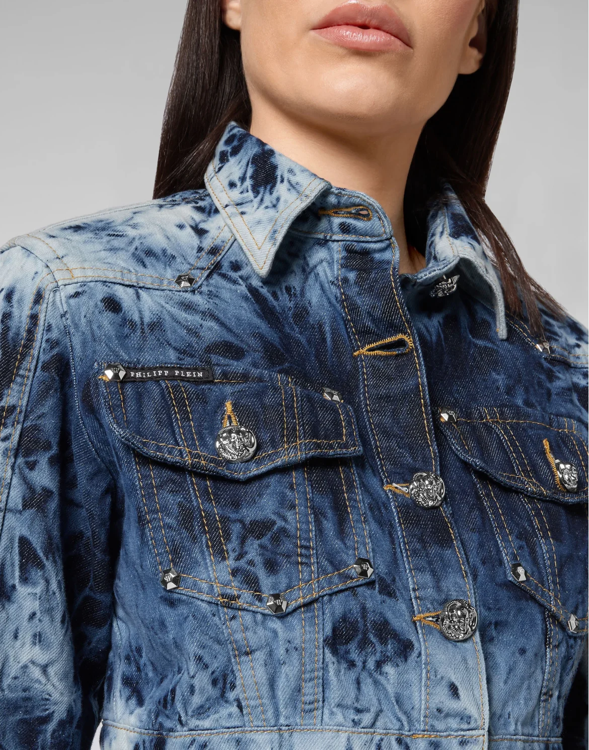Denim Jacket Bleached, цвет: Голубой
