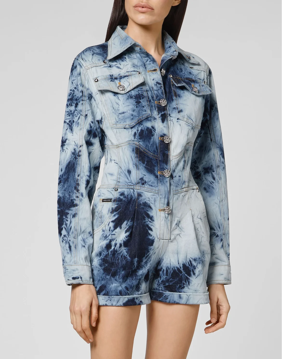 Denim Jumpsuit Bleached, цвет: Голубой