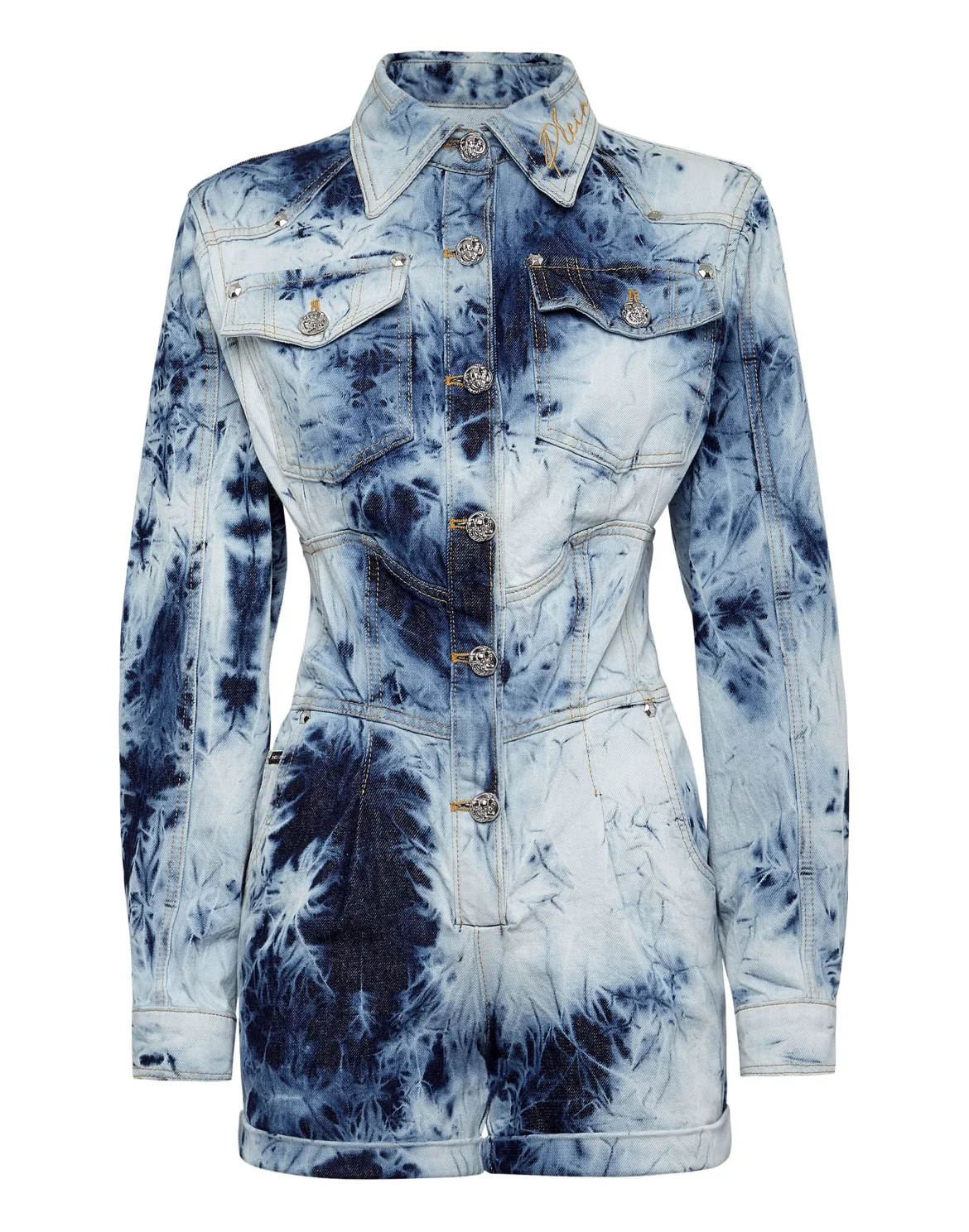 Denim Jumpsuit Bleached, цвет: Голубой