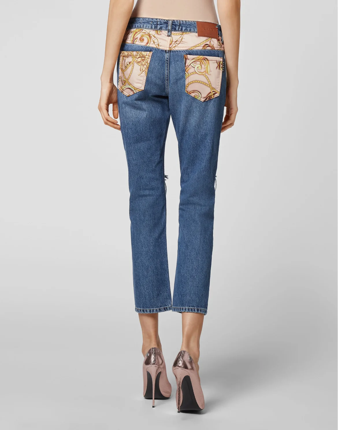 Denim Boyfriend insert New Baroque, цвет: Синий