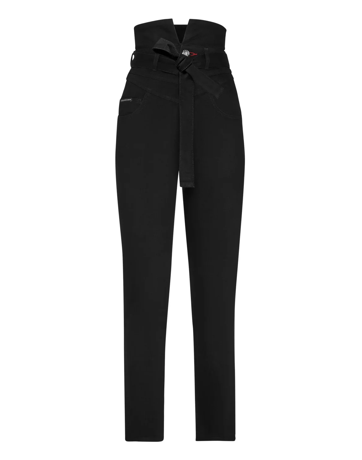 Denim Trousers Saint Tropez Fit Iconic Plein, цвет: Черный