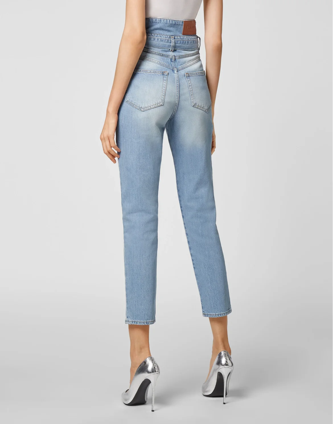 Denim Trousers Saint Tropez Fit Iconic Plein, цвет: Голубой