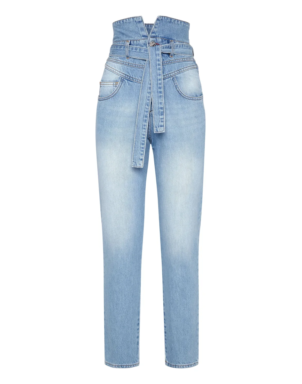 Denim Trousers Saint Tropez Fit Iconic Plein, цвет: Голубой