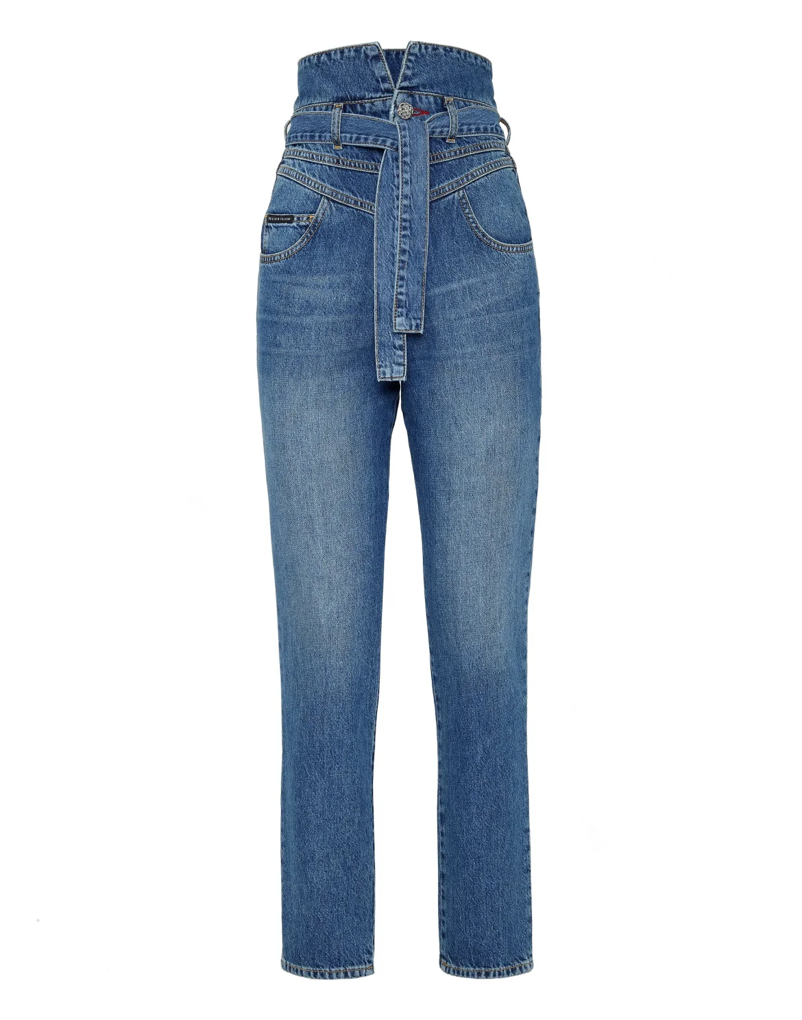Denim Trousers Saint Tropez Fit Iconic Plein, цвет: Синий