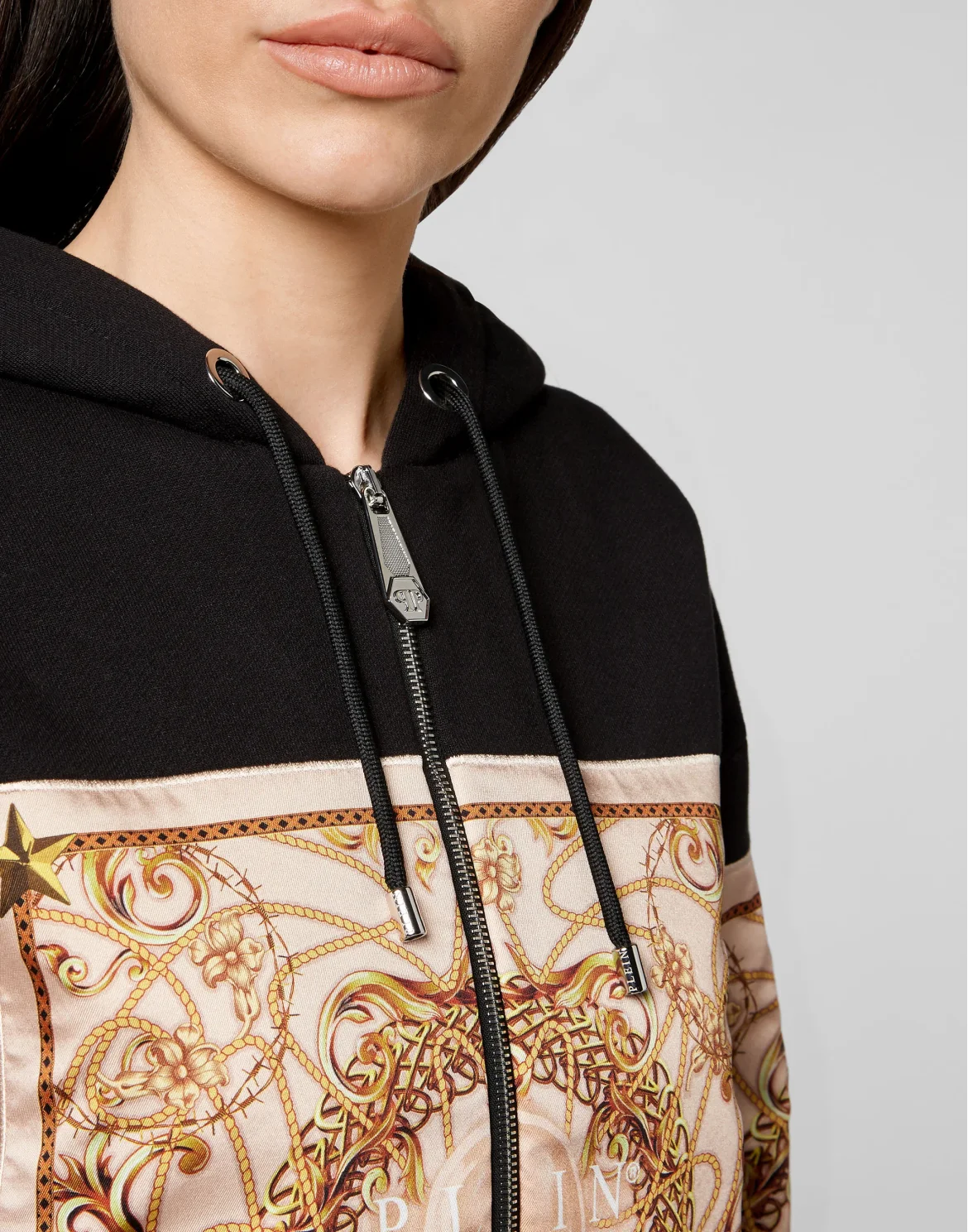 Hoodie Sweatjacket New Baroque, цвет: Черный