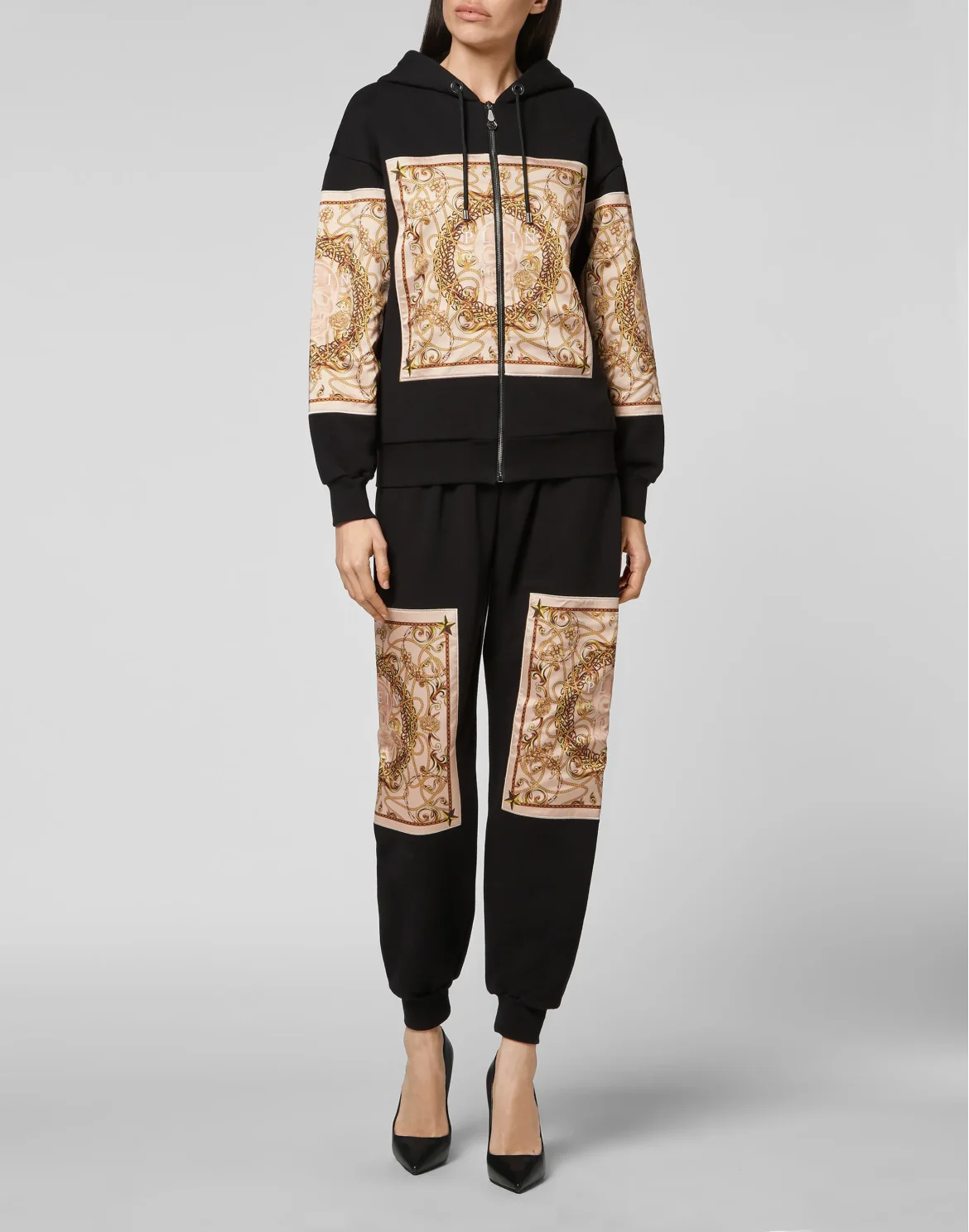 Hoodie Sweatjacket New Baroque, цвет: Черный