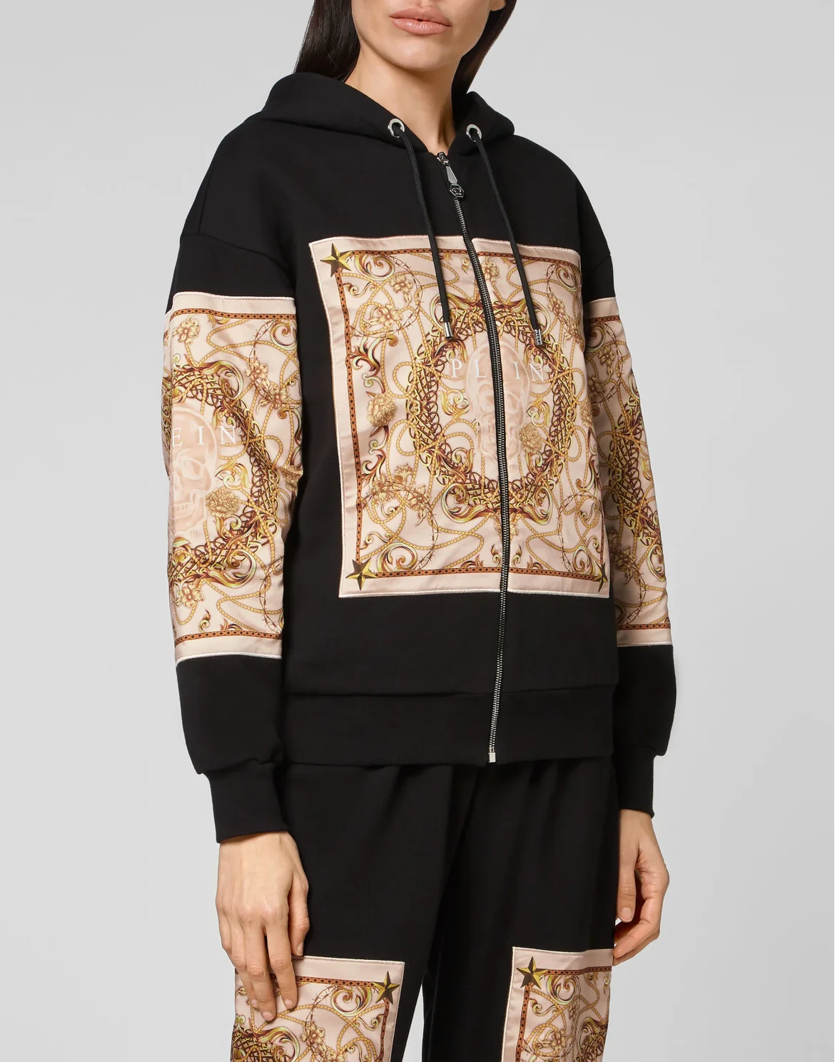 Hoodie Sweatjacket New Baroque, цвет: Черный