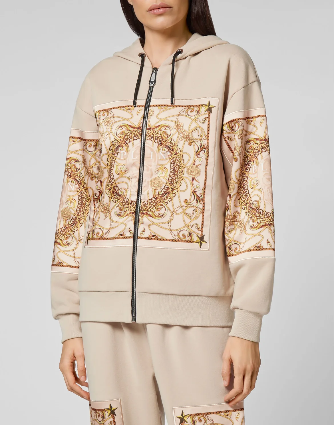 Hoodie Sweatjacket New Baroque, цвет: Бежевый