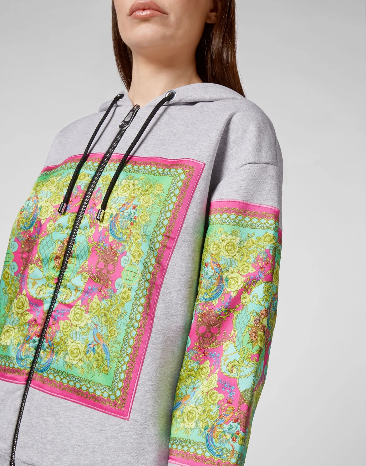 Hoodie Sweatjacket New Baroque, цвет: Серый
