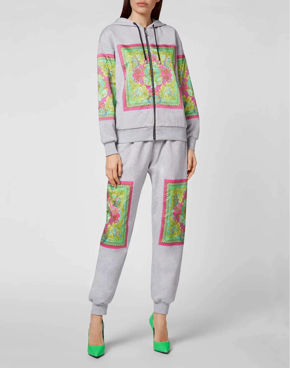 Hoodie Sweatjacket New Baroque, цвет: Серый