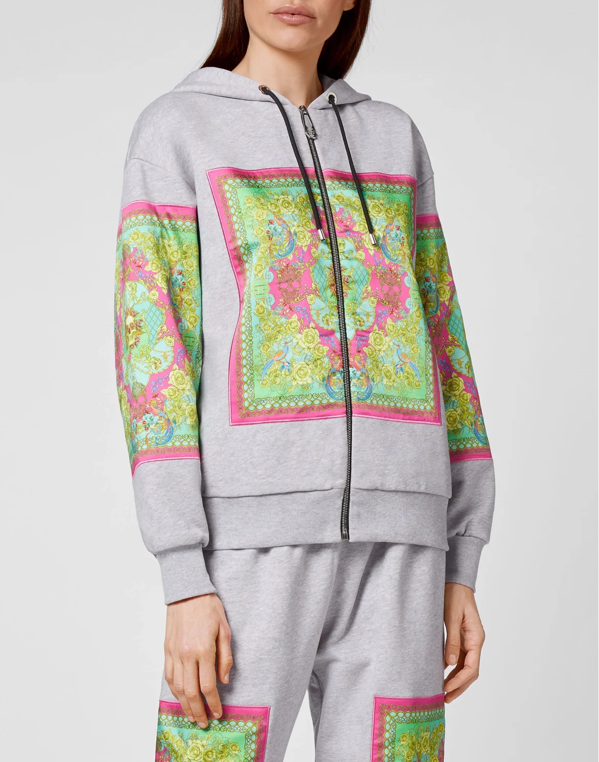 Hoodie Sweatjacket New Baroque, цвет: Серый
