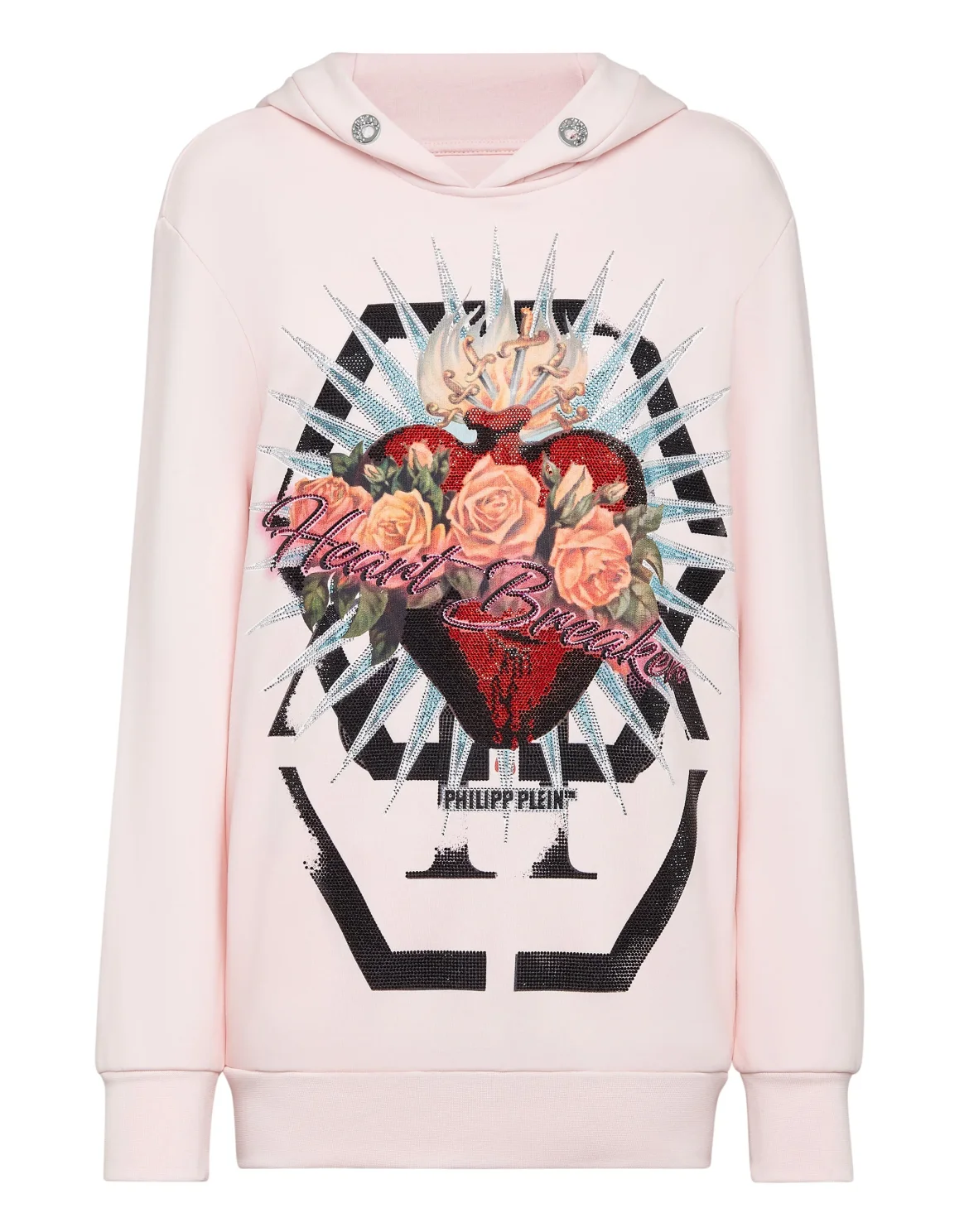 Hoodie sweatshirt Dress Heart Breaker, цвет: Розовый