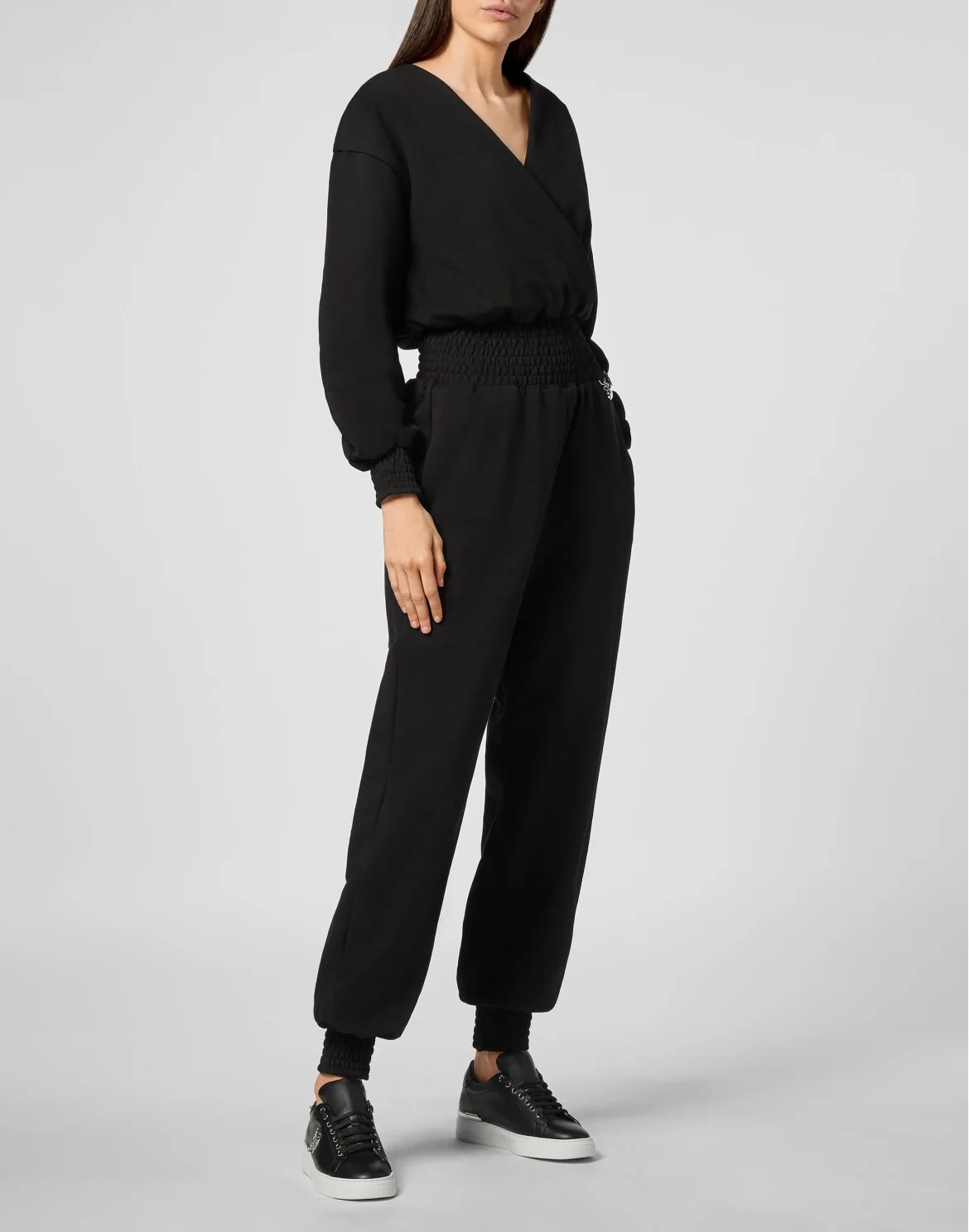 Leisurewear Jumpsuit Embroidery Signature, цвет: Черный