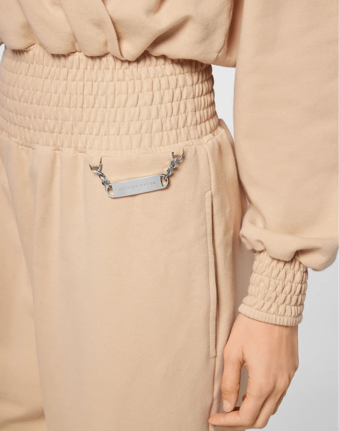 Leisurewear Jumpsuit Embroidery Signature, цвет: Бежевый