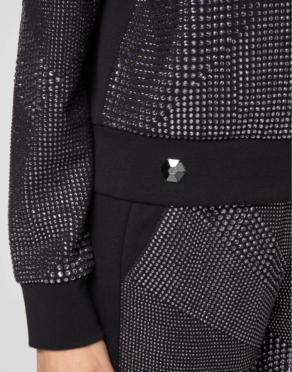 Sweatshirt LS Full Crystal, цвет: Черный
