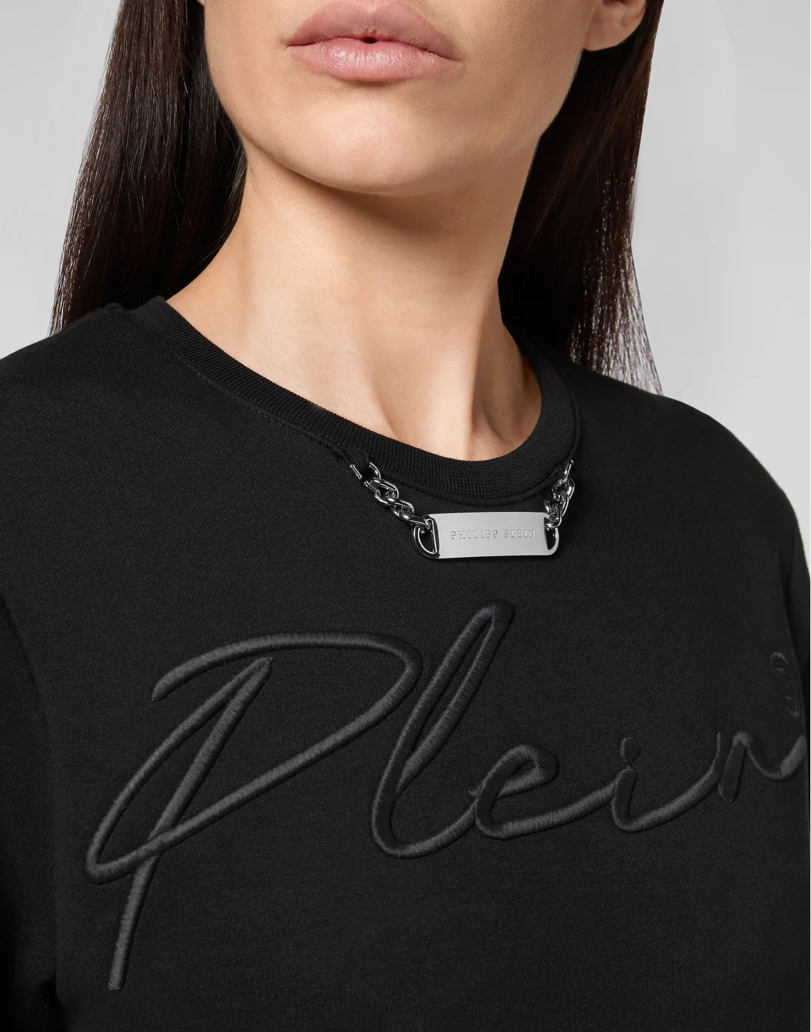 Leisurewear Sweatshirt LS Embroidery Signature, цвет: Черный